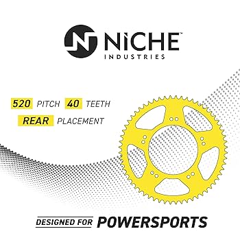 NICHE 520 Pitch Front 13T and Rear 40T Drive Sprocket Kit